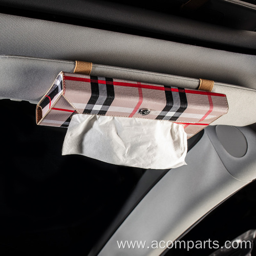 Car Sun Visor Napkin Box Resisting High Temperature